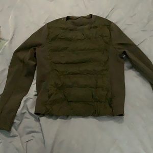 Down pullover lululemon size 6 black